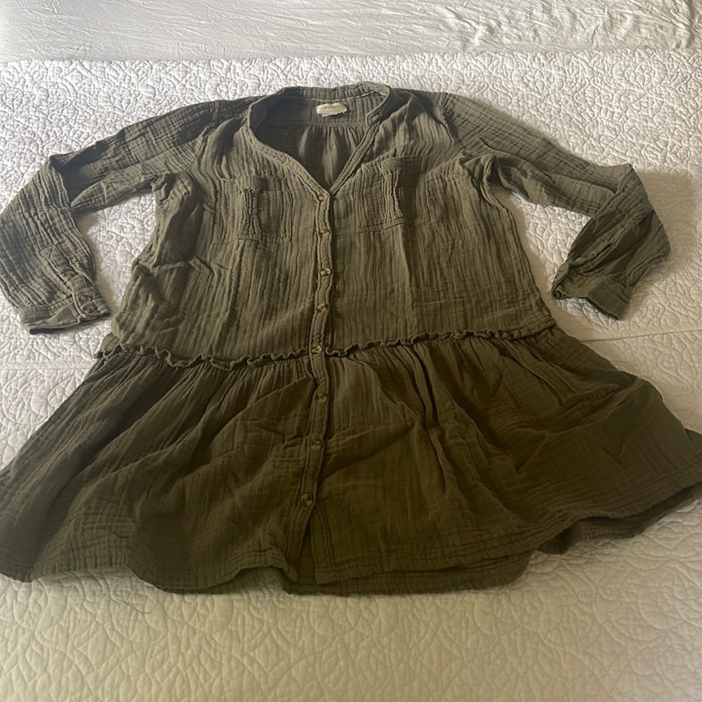 Anthropologie Gauze Dress